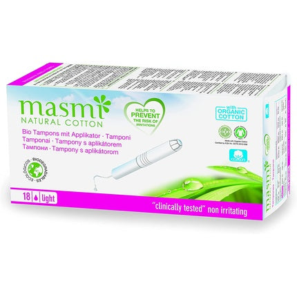 Absorbante biodegradabile, Masmi, mini, cu aplicator