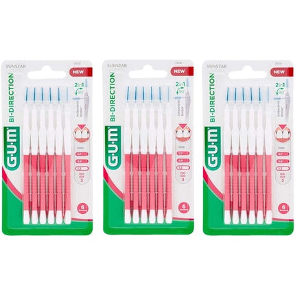 Periute interdentare Gum Bi-Direction 1.2mm roz