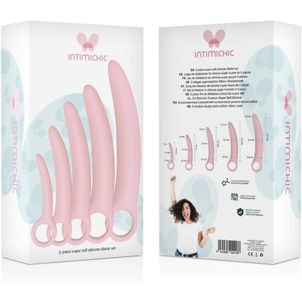 Set dilatatoare vaginale Intimichic, 190g, 9.5cm