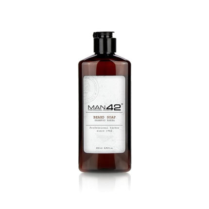 Șampon barbă, Man42, 200ml, maro