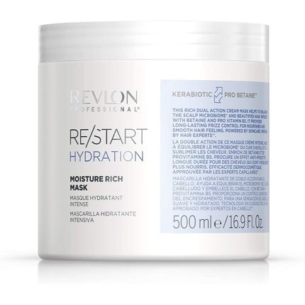Masca de păr, Revlon, RE/START Hydration, 500ml