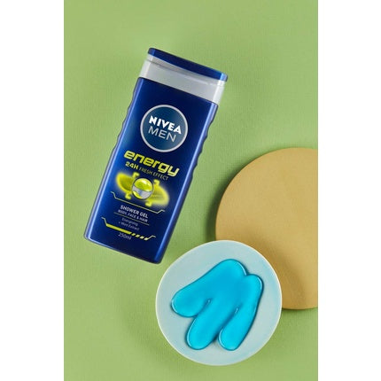 Gel de duș, Nivea Men, Energy, albastru, 250ml