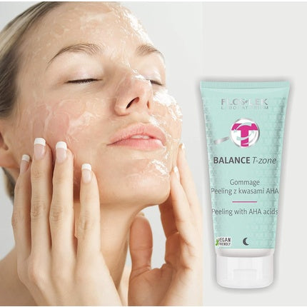 Exfoliant de fata, Floslek, acizi AHA, 125g