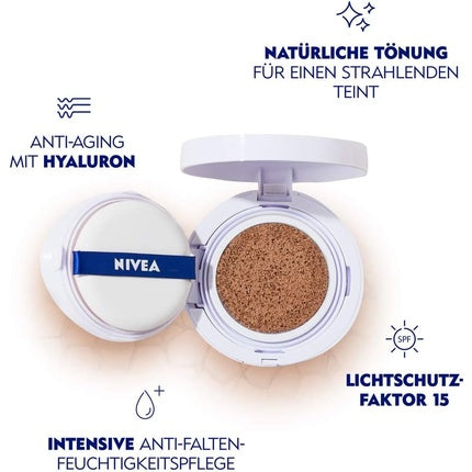 Cremă Colorantă Nivea Cellular Cushion, 3in1, Maro Închis