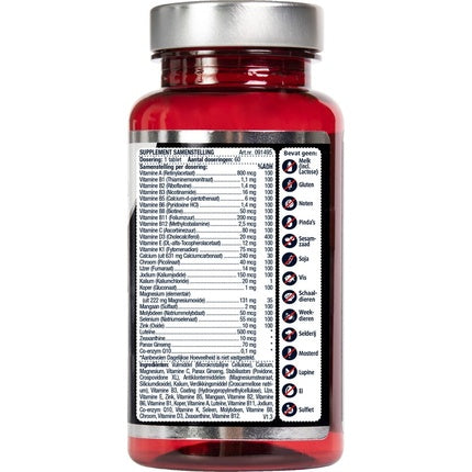 Supliment Lucovitaal Multi A-Z 65+ 60 tablete, roșu