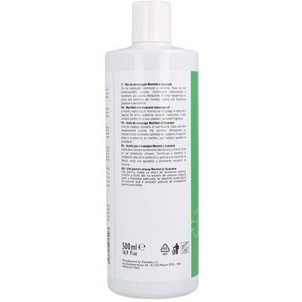 Ulei masaj, Xanitalia, Idema, mentă și guarana, 500ml