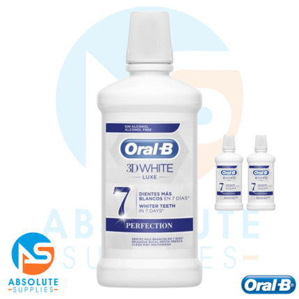 Apa de gura, Oral-B, 3D White Luxe Perfection, 500 ml