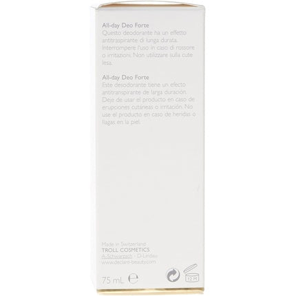 Deodorant roll-on, Declare, Deo Forte, 75ml, roz