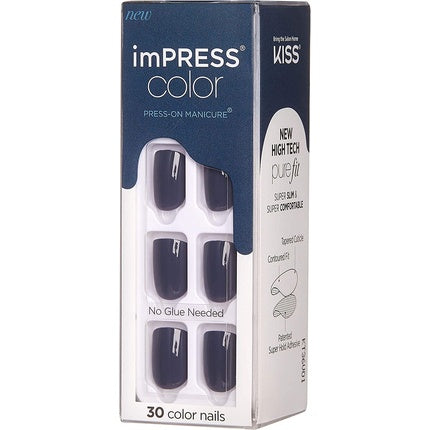Kit unghii cu gel, Kiss, imPRESS, gri