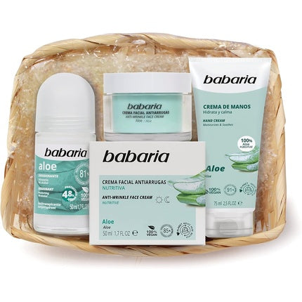 Set Îngrijire Față și Corp, Babaria, Aloe Vera, 225ml