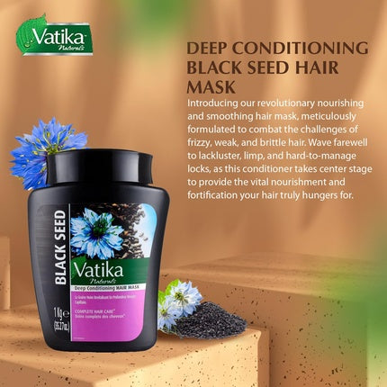 Masca par, Dabur, Vatika Naturals, Negru