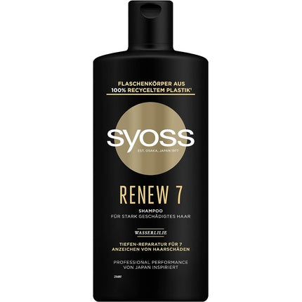 Șampon, Syoss, Renew 7, negru, 440ml