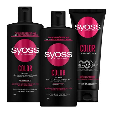 Set Îngrijire Păr, Syoss, Color, Negru