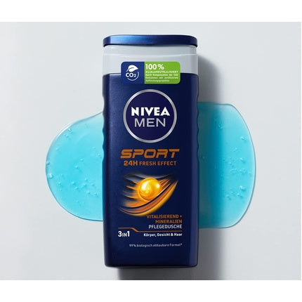 Gel de duș, Nivea, Sport Men, albastru