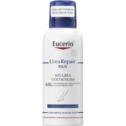 Spumă pentru picioare, Eucerin, UreaRepair PLUS, 10% Uree, 150 ml