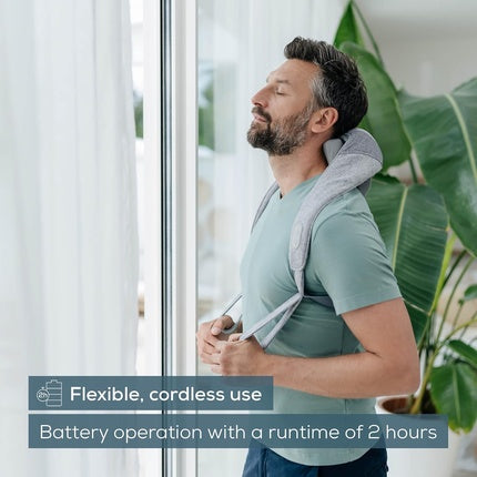 Masaj Gât, Beurer, MG 154, gri, cu funcție de încălzire