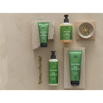 Gel de duș, Urtekram, Wild Lemongrass, verde, 200ml