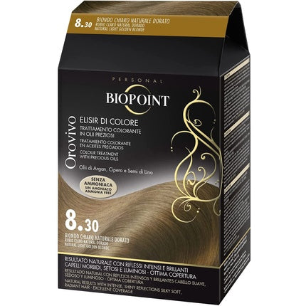 Vopsea păr, Biopoint Orovivo, Blond deschis natural auriu