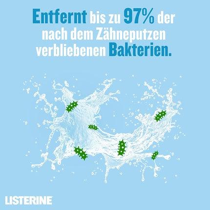 Apa de gură, Listerine, Advanced White, gust moderat, 600ml