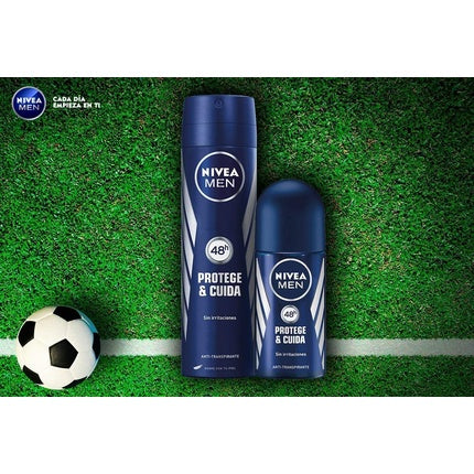 Deodorant Spray Nivea Men Protege & Cuida, 200ml, albastru