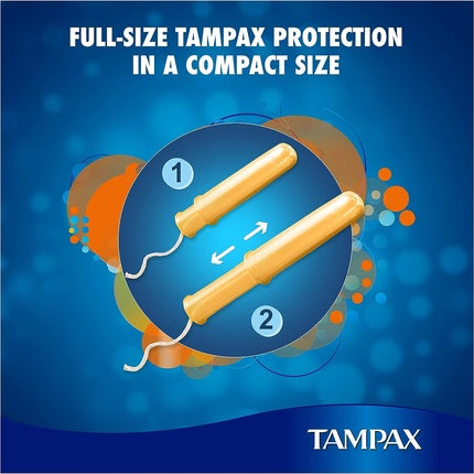 Tampon Tampax Compak Super Plus Portocaliu