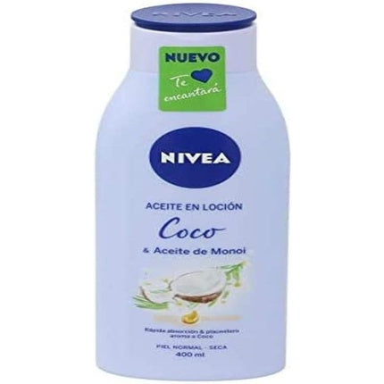 Loțiune de corp, Nivea, ulei de cocos și monoi, 400 ml