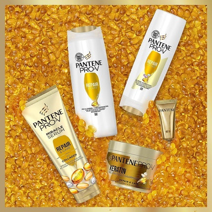 Șampon, Pantene Pro-V, Repair & Care, 3in1, alb