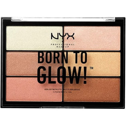 Paletă iluminatoare, NYX, Born To Glow, 29g