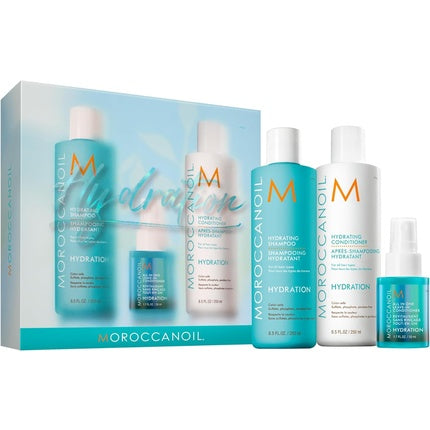 Set Îngrijire Păr, Moroccanoil Hydration, albastru