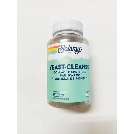 Supliment Solaray, Yeast CLEANSE, 90 capsule, verde