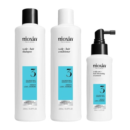 Set Îngrijire Păr, Nioxin, Sistem 3, alb