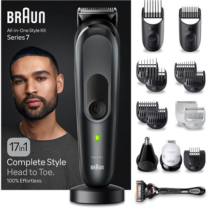 Trimmer corporala Braun MGK7491 negru gri ardezie