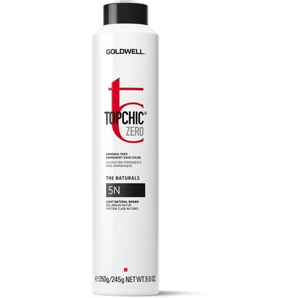 Vopsea păr, Goldwell, Topchic Zero, Maro Deschis Natural