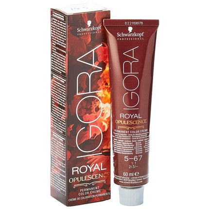 Vopsea de păr, Schwarzkopf, Igora Opulescence, brun deschis arămiu, 60ml