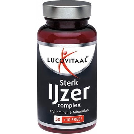 Supliment Minerale, Lucovitaal, Strong Iron Complex, roșu, 60 tablete