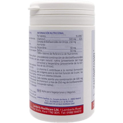Supliment alimentar Lamberts, Rutin & Vitamin C, 500mg