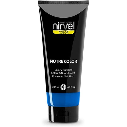 Masca coloranta temporara Nirvel Nutre Color Fluor 200ml, mica, albastru