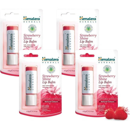 Balsam buze, Himalaya, Strawberry Shine, 4.5g