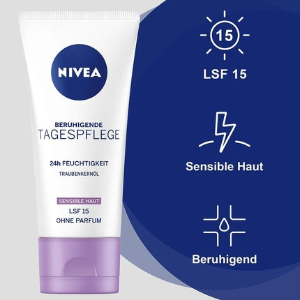 Cremă Zi, Nivea, Sensitive, SPF15, 50ml