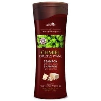 Șampon, Joanna, Hamei și Drojdii pentru păr gras, 300ml