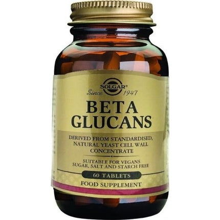 Supliment alimentar, Solgar, Beta Glucans, 60 tablete, maro