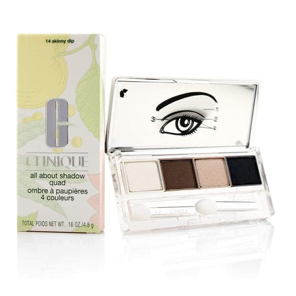 Fard de Pleoape Clinique 14 Skinny Dip, Patru Nuante