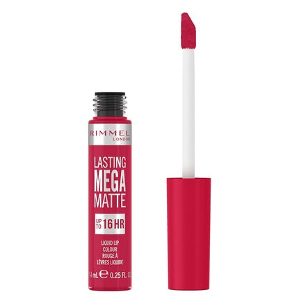 Ruj mat Mega, Rimmel, Lasting 910 Fuchsia Flush, 7.4ml