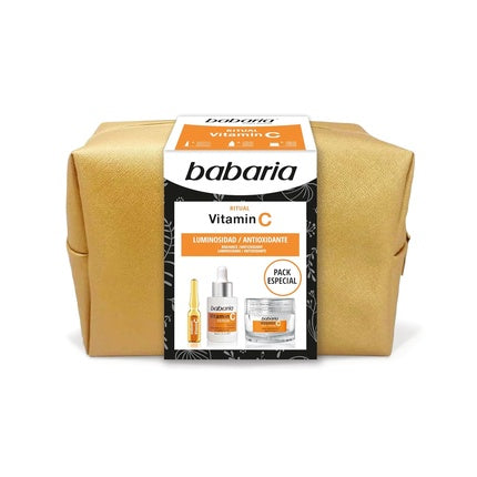 Set Îngrijire Față, Babaria, Ritual Vitamin C, auriu