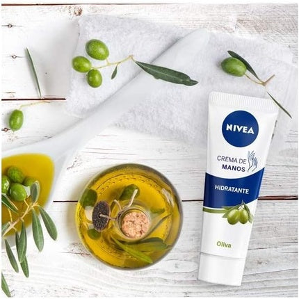 Cremă pentru mâini, Nivea, Oliva, 100ml