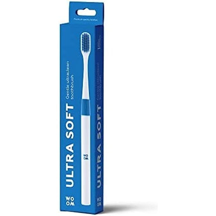 Periuță de dinți, Woom, Ultra Soft, albastru