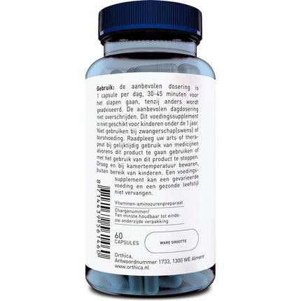 Supliment vitamine, Orthica, L-Tryptofan 400mg, 60 capsule