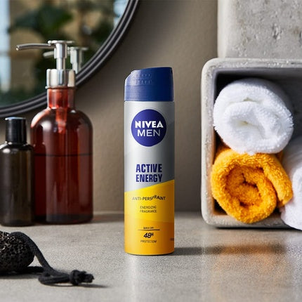 Antiperspirant Spray, Nivea Active Energy, 150ml