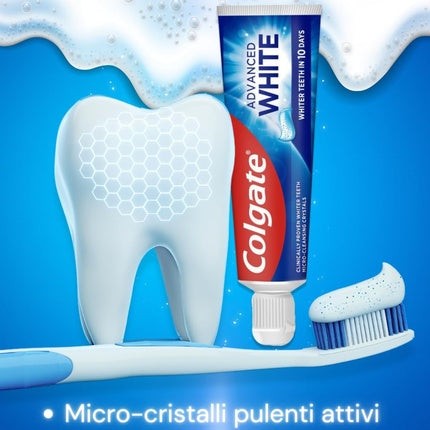 Pastă de dinți Colgate Advanced White, alb, 75 ml