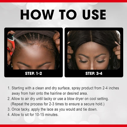 Spray adeziv machiaj, Ebin New York, Extreme Firm 420ml